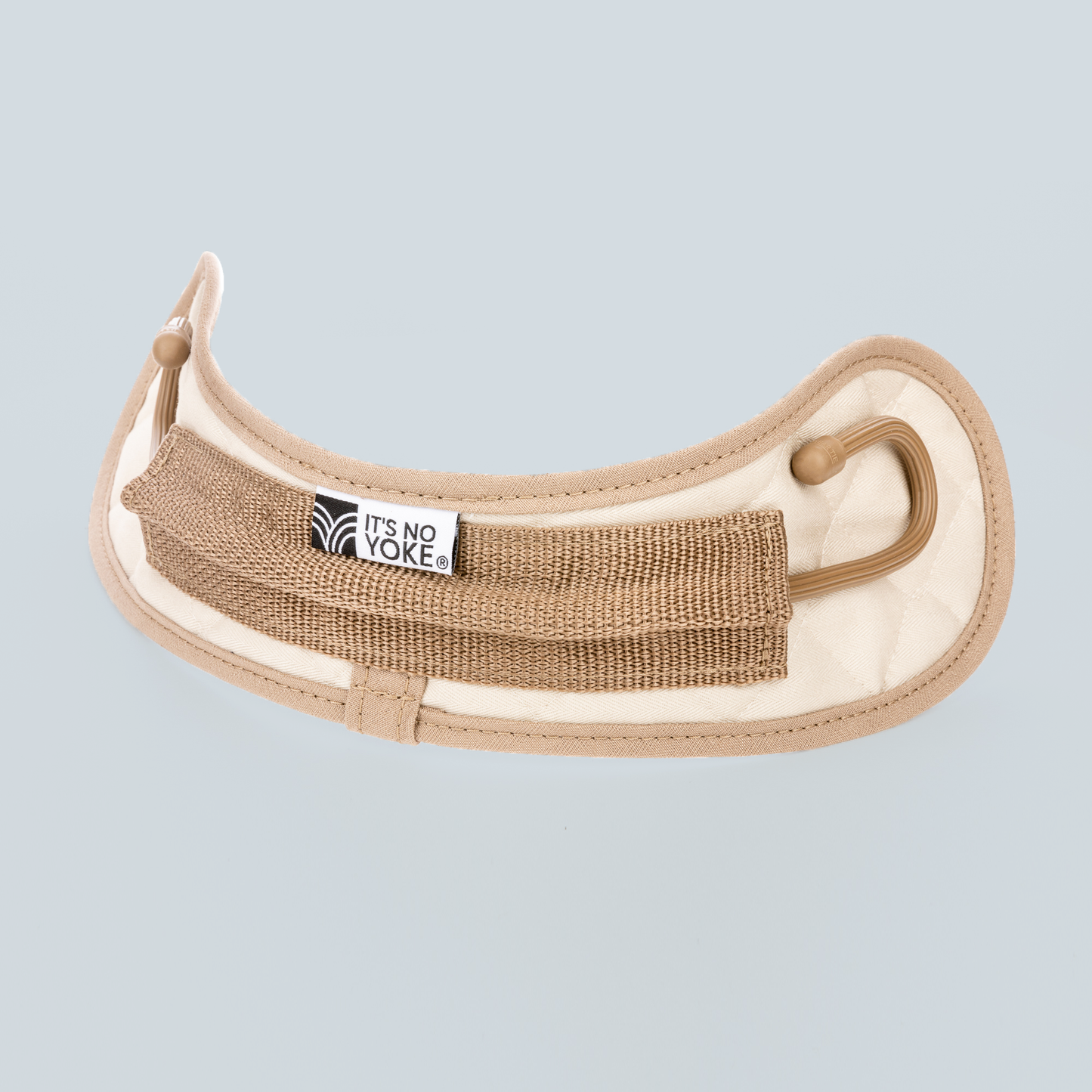 Hands-Free Bundle: Bag Holder & Handle Extender in Stone w/Khaki Trim