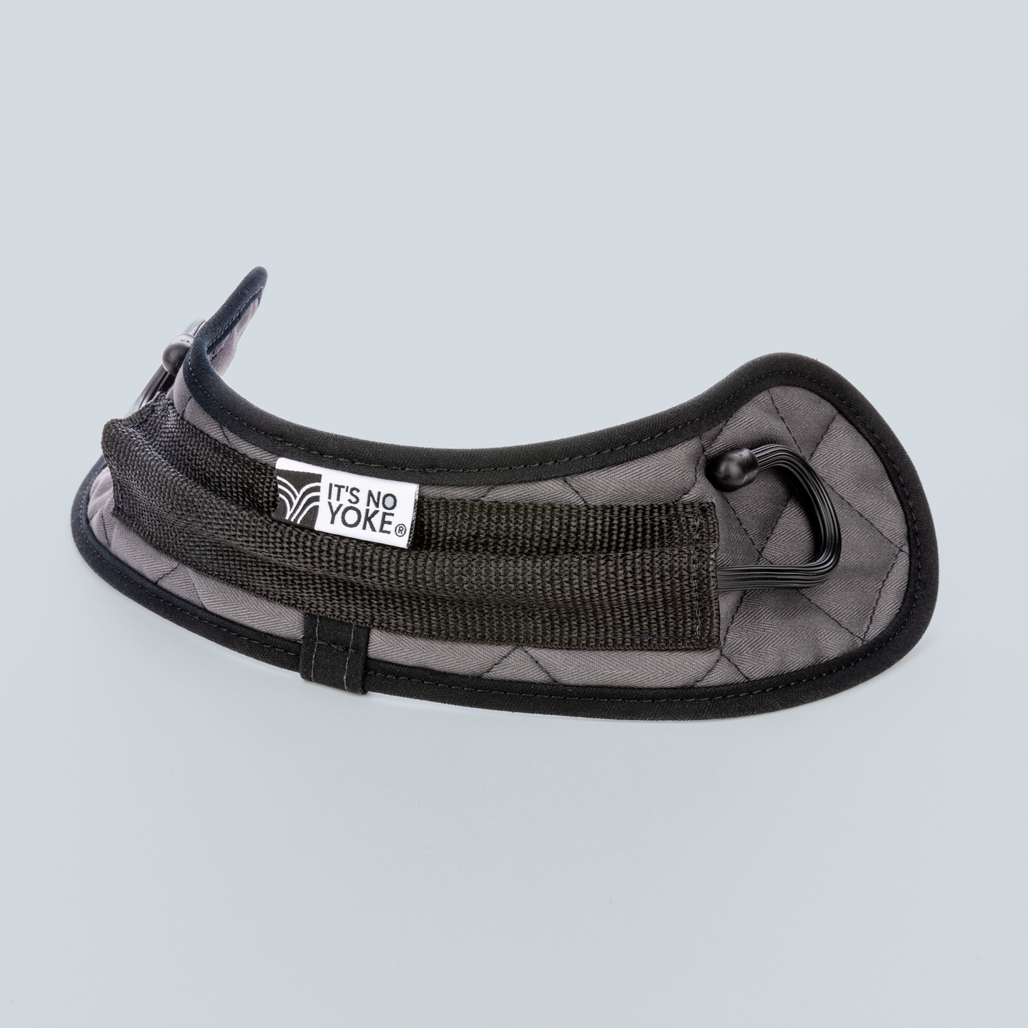 Hands-Free Bag Holder in Charcoal w/Black Trim