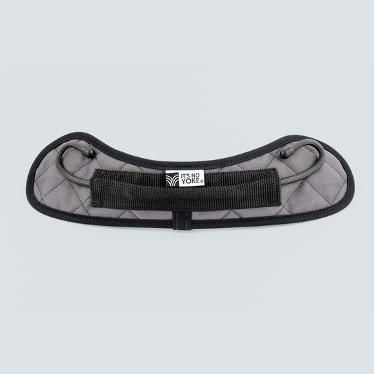 Hands-Free Bag Holder in Charcoal w/Black Trim